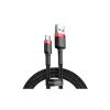 Дата кабель USB 2.0 AM to USB-C 2.0m 2A red-black Baseus (CATKLF-C91) - Зображення 2