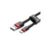 Дата кабель USB 2.0 AM to USB-C 2.0m 2A red-black Baseus (CATKLF-C91) - Зображення 3