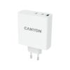 Зарядний пристрій Canyon H-140-01 Wall charger with 1USB-A 2 USB-C (CND-CHA140W01) - Зображення 1