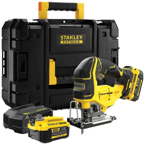 Электролобзик Stanley FatMax,18В (V20) Li-Ion ,2x4Ah, 3.200 ход/мин, кейс (SFMCS650M2K)