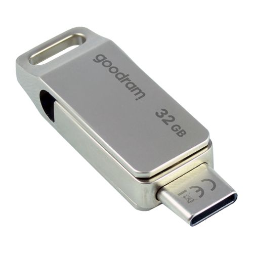 USB флеш накопитель Goodram 32GB ODA3 Silver USB 3.0 / Type-C (ODA3-0320S0R11)