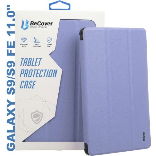 Чехол для планшета BeCover Soft Edge stylus holder Samsung Tab S9 (SM-X710/SM-X716)/S9 FE (SM-X510/SM-X516B) 11.0 Purple (710443)