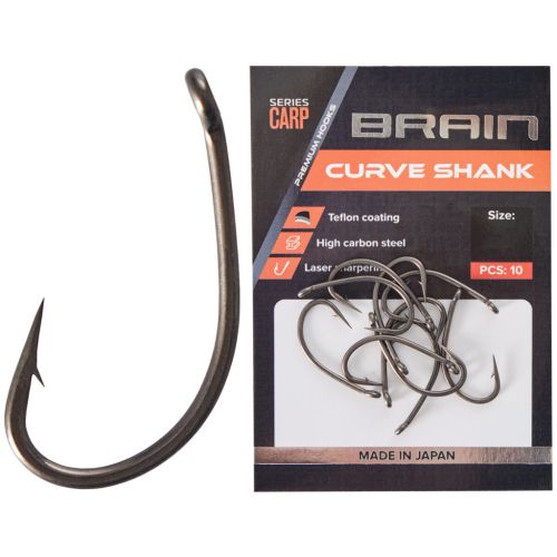 Гачок Brain fishing Curve Shank 2 (10 шт/уп) (1858.80.13)