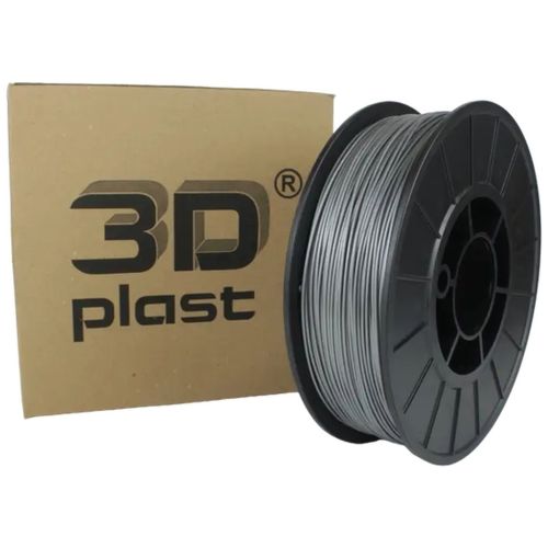 Пластик для 3D-принтера 3Dplast PETG 1.75мм, 0.85кг, gray metallic (3DPTG17508GMT)