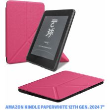 Чехол для электронной книги BeCover Ultra Slim Origami Amazon Kindle Paperwhite 12th Gen. 2024 7 Hot Pink (712843)