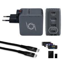 Зарядний пристрій AVerMedia GC313 CORE GO 100W 2хUSB-С 1хUSB-A 1xHDMI black (40AAGC313AWN) Зарядний пристрій AVerMedia GC313 CORE GO 100W 2хUSB-С 1хUSB-A 1xHDMI black (40AAGC313AWN)