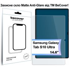 Скло захисне BeCover Matte Anti-Glare Samsung Galaxy Tab S10 Ultra (SM-X920/SM-X926) 14.6 (713445)