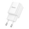 Зарядний пристрій HOCO C147A Charm 1xUSB-C PD20W + 1xUSB QC3.0 White (6942007630276) - Зображення 2
