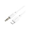 Кабель мультимедійний Lightning to 3.5mm M 1.0m BL18 white BOROFONE (6941991101052) - Зображення 1