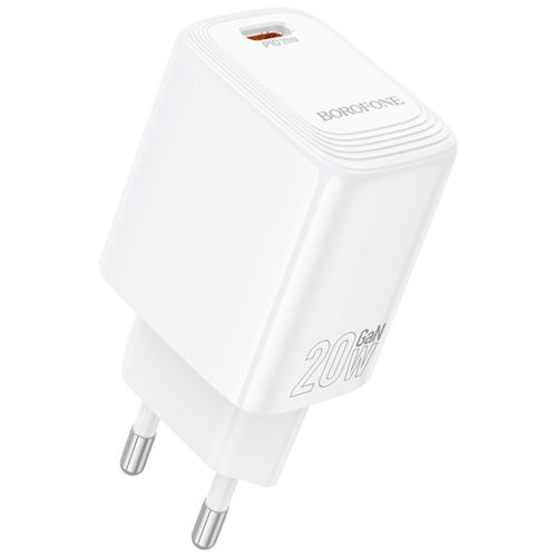 Зарядное устройство BOROFONE BN26 Fuente USB-C PD20W White (6941991120237)