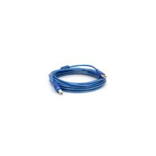 Кабель для принтера USB 2.0 AM/BM 5.0m ferrite blue Ritar (YT-AM/BM-5.0TBL)