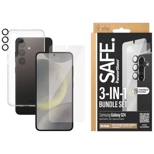 Чехол для мобильного телефона PANZERGLASS 3-in-1 Pack Samsung Galaxy S24 (PG_BSAFE95672)