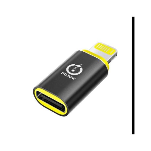Переходник USB-C F to Lightning M 30W black XoKo (AC-033)