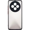 Чохол до мобільного телефона Dengos Oppo Reno12 F 4G Case Matte + Glass (Black) (DG-KM-157) - Зображення 1