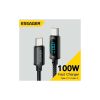 Дата кабель USB-C to USB-C 2.0m 100W LED black Essager (EXCTT1-XYA01-P) - Изображение 2
