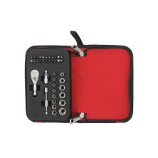 Набор инструментов Milwaukee с трещоткой и фурнитурой 1/4, 4 – 14 мм + ударные биты 39 шт. (4932492672)