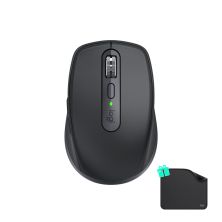 Мишка Logitech MX Anywhere 3S for Business Wireless/Bluetooth + Mouse Pad Studio Series Graphite (MX910-006958)