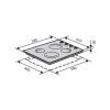 Варочна поверхня Ventolux HE 604 WH 1 - Зображення 1