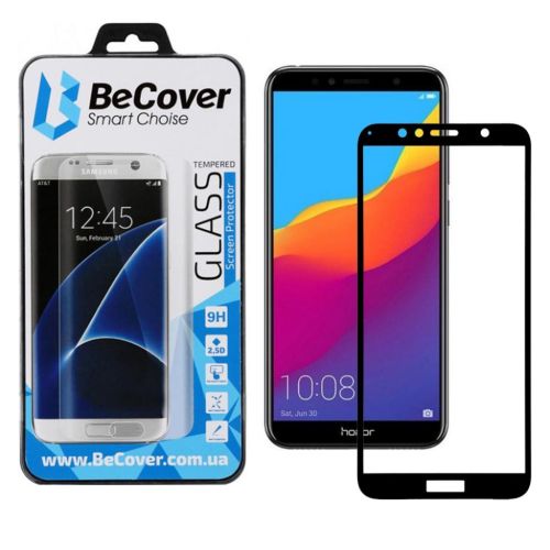 Стекло защитное BeCover Honor 7A Pro Black (702450)