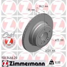 Тормозной диск ZIMMERMANN 150.3466.20