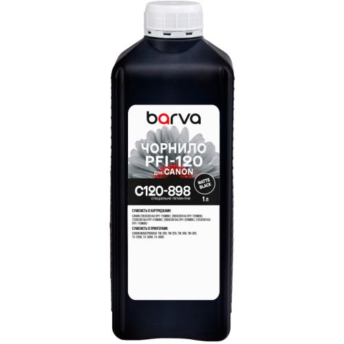 Чернила Barva Canon PFI-120/710 1л MBK pigmented (C120-898)