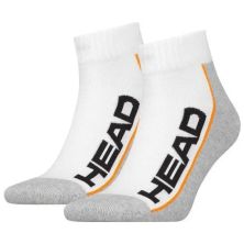 Шкарпетки Head Qperformance Quarter 781009001-062 2 пари Білий/Сірий 39-42 (8718824546414)