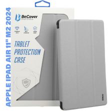 Чехол для планшета BeCover Tri Fold Soft TPU Silicone Apple iPad Air 11 M2 2024 Gray (711408)