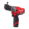 Шуруповерт Milwaukee M12 FPDXKIT-202X, 44Нм, 2x2Аг, 2 насадки, кейс (4933464138) - Зображення 2