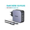 Зарядное устройство Ugreen 3xUSB 140W (2хUSB-C+USB-A) Gan CD289 with C to C Cable 1.5m (90549) - Изображение 2