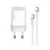 Зарядний пристрій ColorWay GaN Mini 30W PD Port PPS USB (Type-C PD + USB QC4.0) cable Type-C (CW-CHS053PDC-WT) - Зображення 1