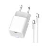 Зарядний пристрій ColorWay GaN Mini 30W PD Port PPS USB (Type-C PD + USB QC4.0) cable Type-C (CW-CHS053PDC-WT) - Зображення 2