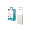 Батарея універсальна Choetech Magnetic Wireless 10000mAh 20W, PD, Qi-15W, USB-C In/Out Ultra-thin, Beige (B739-CCCWH) - Зображення 2