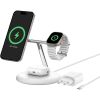 Зарядное устройство Belkin 3in1 Magnetic Adjustable Pad Qi2 15W White (WIZ023VFWH) - Изображение 2