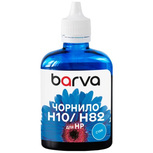 Чернила Barva HP 10/11/13/82/88 100ml cyan, water-soluble (H10-669)