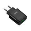 Зарядное устройство HOCO C72Q Glorious USB QC3.0 18W Black (6931474732507) - Изображение 2