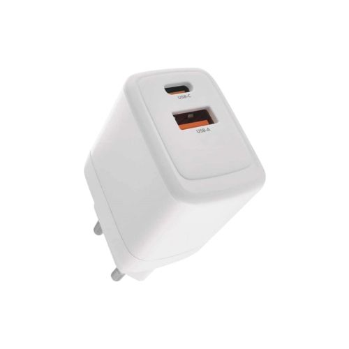 Зарядное устройство EMOS V02G20 1xUSB-A + 1xUSB-C PD20W GaN (V02G20)