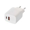 Зарядное устройство EMOS V02G20 1xUSB-A + 1xUSB-C PD20W GaN (V02G20) - Изображение 1
