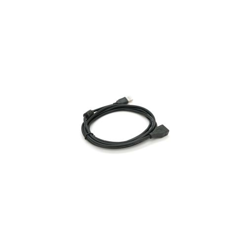 Дата кабель USB 2.0 AM/AF 2.0m ferrite black Voltronic (YT-AM/AF-2.0B)