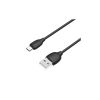Дата кабель USB 2.0 AM to Micro 5P 1.0m 2.4A black BOROFONE (6931474701770) - Зображення 1