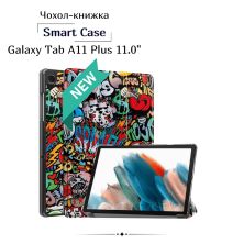 Чохол до планшета BeCover Smart Case Samsung Galaxy Tab A11 Plus SM-X236B 11.0 Graffiti (714005)
