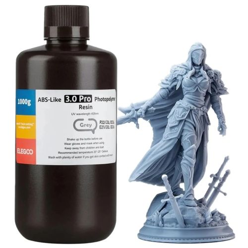 Фотополімерна смола ELEGOO Resin, ABS-like 3.0 pro 1кг, grey (50.103.0230) Фотополімерна смола ELEGOO Resin, ABS-like 3.0 pro 1кг, grey (50.103.0230)