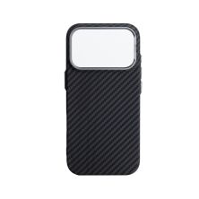 Чохол до мобільного телефона Armorstandart LikeCarbon2 MagCase Apple iPhone 17 Pro Carbon Black (ARM86258)