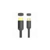 Кабель мультимедийный HDMI M to HDMI mini M 2.0m V2.0 4K60Hz 18Gbps HDR Dolby Vention (AGHBH) - Изображение 1