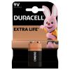 Батарейка Duracell 9V щелочная 1шт. в упаковке (5000394066267 / 81483681) - Изображение 1