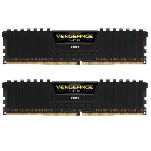Модуль памяти для компьютера DDR4 8GB (2x4GB) 3000 MHz Vengeance LPX black Corsair (CMK8GX4M2C3000C16)