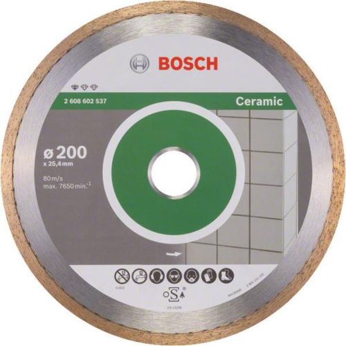 Круг отрезной Bosch Standard for Ceramic 200-25.4 (2.608.602.537)