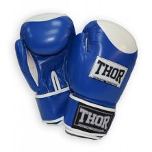 Боксерские перчатки Thor Competition 14oz Blue/White (500/02(PU) BLUE/WHITE 14 oz.)