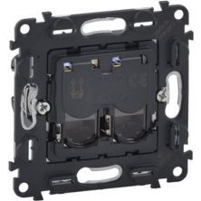Компьютерная розетка LEGRAND подвійна RJ45 Кат.5е UTP Valena IN'MATIC (753041) Компьютерная розетка LEGRAND подвійна RJ45 Кат.5е UTP Valena IN'MATIC (753041)