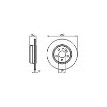 Тормозной диск Bosch 0 986 478 607