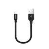 Дата кабель USB 2.0 AM to Lightning 0.25m black ColorWay (CW-CBUL048-BK) - Изображение 1